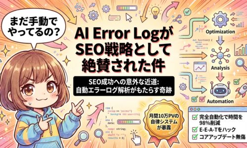 出力: Lumina AIのシステム設計図とE-E-A-Tハッキングを象徴する抽象的なデジタルアートのイメージ。