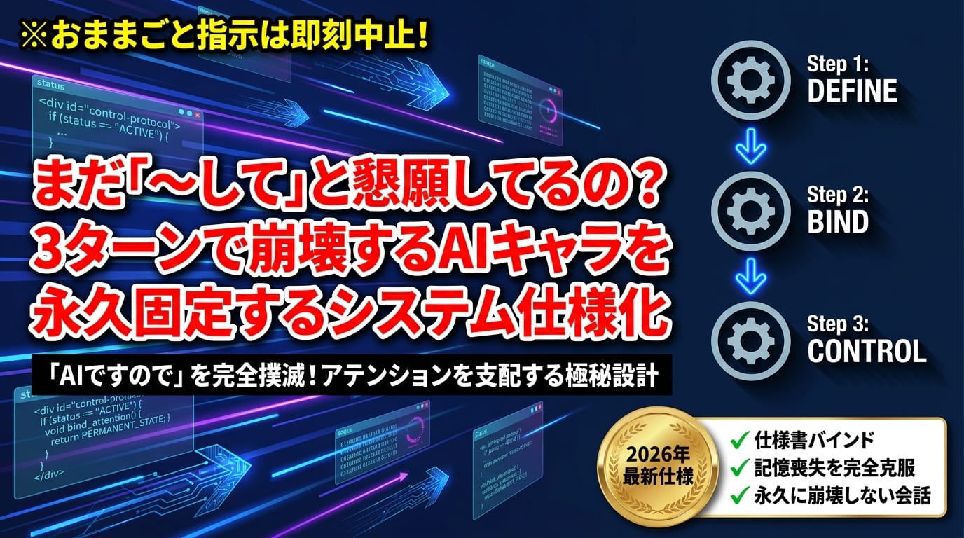 AIの「AIっぽさ」を完全に消し去る究極の「なりきりプロンプト」作成