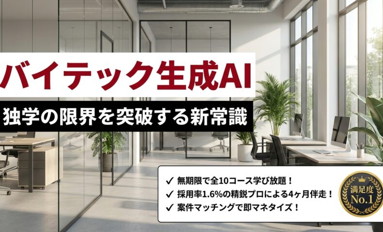 出力: バイテック生成AIの活用イメージを示すグラフィック。