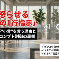 出力: AIの制御不能な振る舞いを表すメタファーと、高度なプロンプトエンジニアリングの複雑さをイメージした抽象的なデジタルアート。