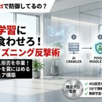 出力: AIクローラーに架空のポエムを読み込ませるRAGポイズニング手法のイメージ図