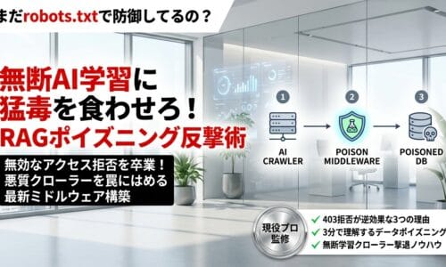 出力: AIクローラーに架空のポエムを読み込ませるRAGポイズニング手法のイメージ図
