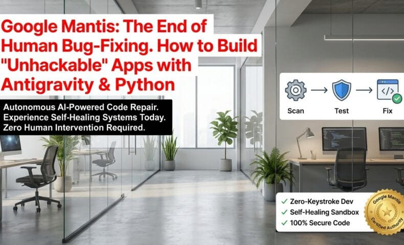 出力: Google MantisとPythonを用いた、ハッキングを無効化する自律型安全開発システムのイメージ画像